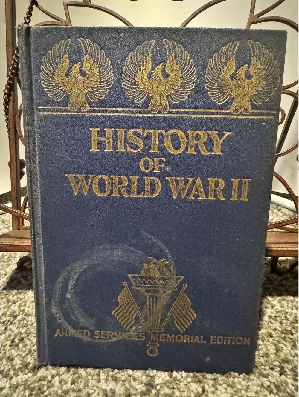 History of World War II - Armed Services Memorial Edition Hardcover Book